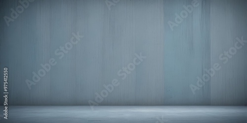 A gray concrete wall with vertical lines, creating a textured and empty background.