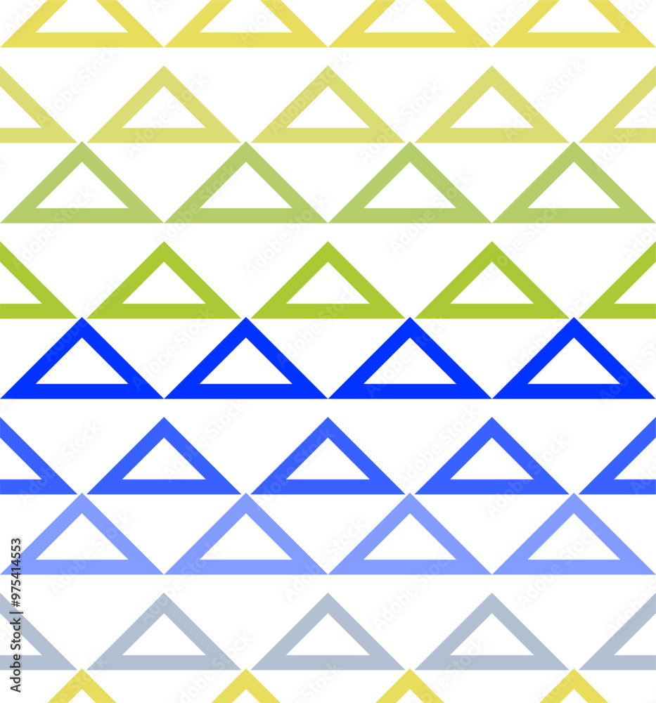 Modern horizontal pattern with geometric shapes. Abstract tiling over white backdrop. Seamless pattern tiling with passtel colored gradient. Textile swatch for cloth, blanket, carpet, wrapping paper. Modern horizontal pattern with geometric shapes. Abstract tiling over white backdrop. Seamless pattern tiling with passtel colored gradient. Textile swatch for cloth, blanket, carpet, wrapping paper.