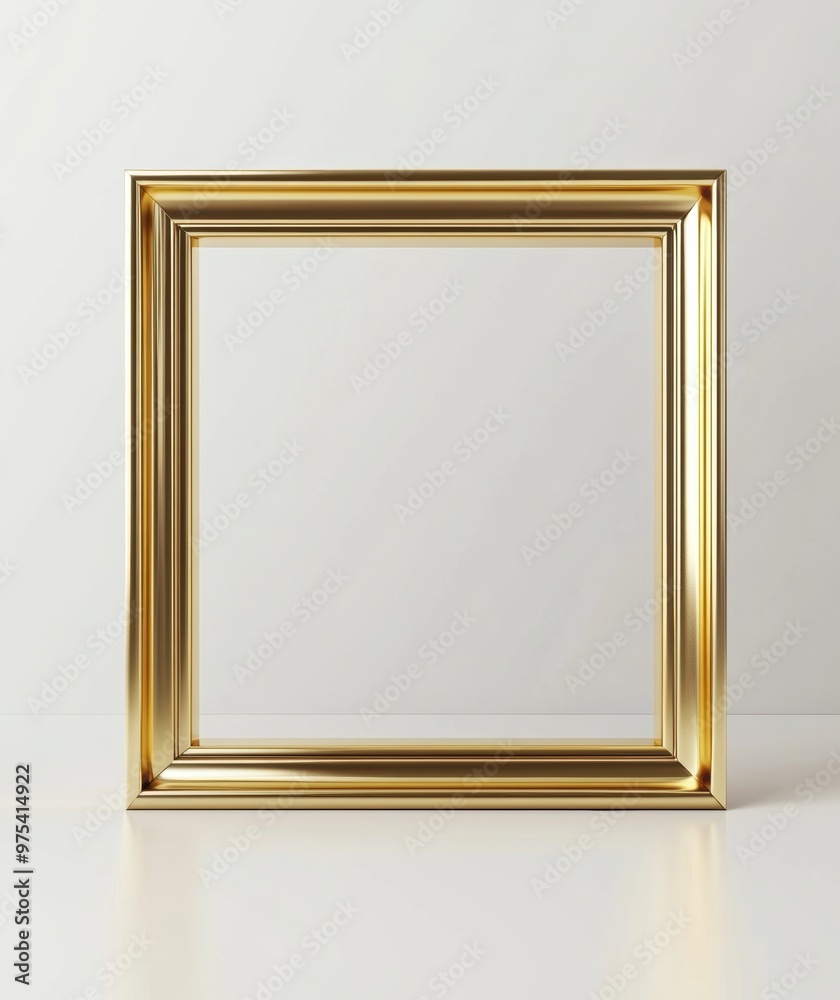 Gold Picture Frame. Gold Picture Frame.