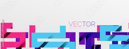 Color bend lines with shadow texture effect. Vector Illustration For Wallpaper, Banner, Background, Card, Book Illustration, landing page