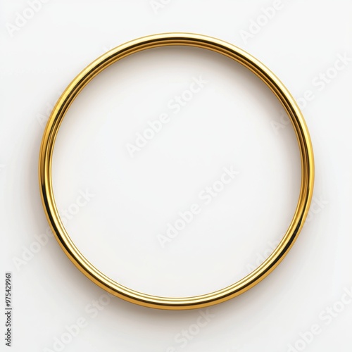 Gold Circle Frame.