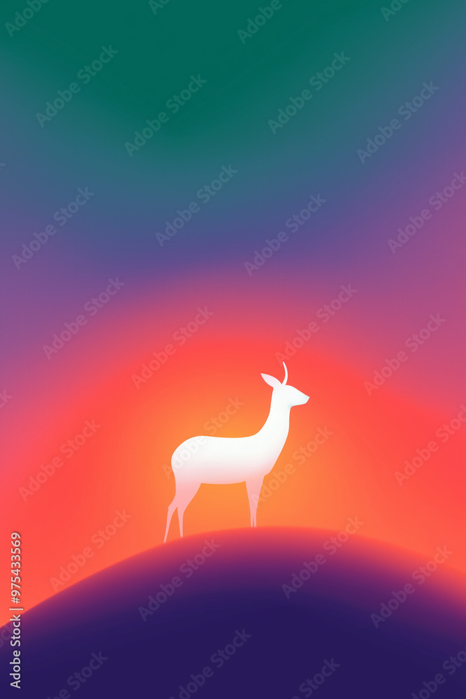Fototapeta premium Deer Illustration