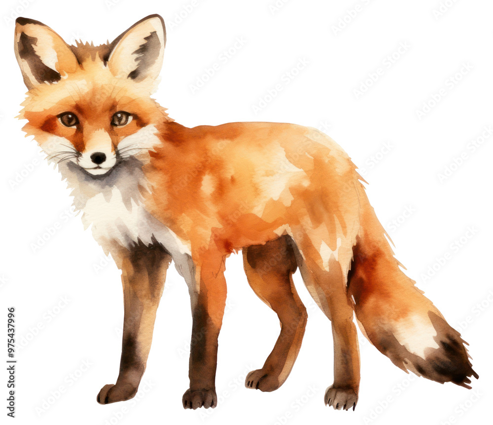 Fototapeta premium PNG Fox wildlife animal mammal.