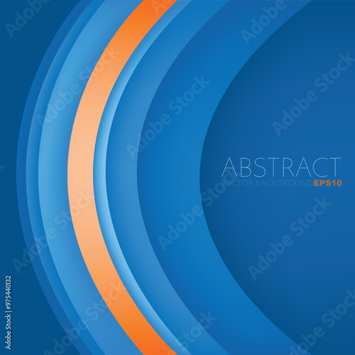 graphic vector curve line overlap background for text and message design
