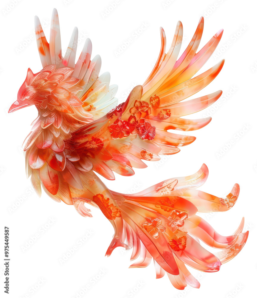 Flower resin phoenix shaped poultry animal person. Flower resin phoenix shaped poultry animal person.