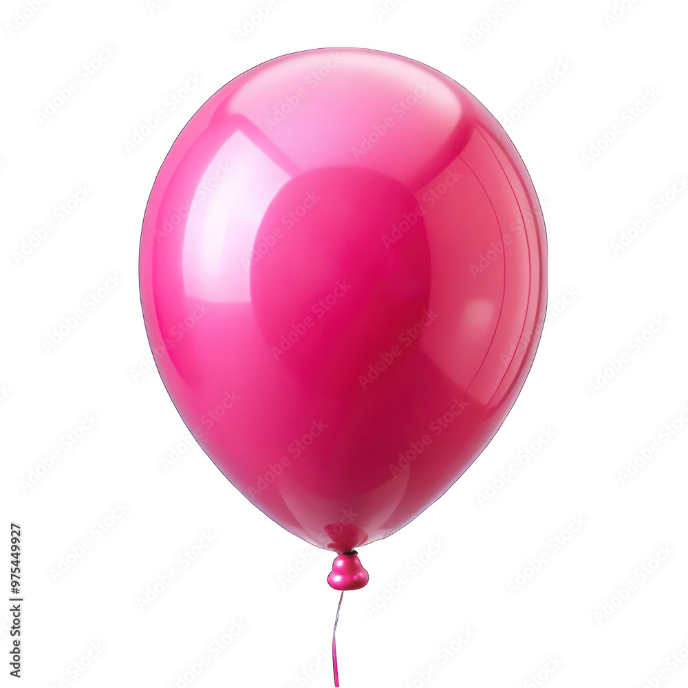 Pink balloon isolated on transparent background Pink balloon isolated on transparent background