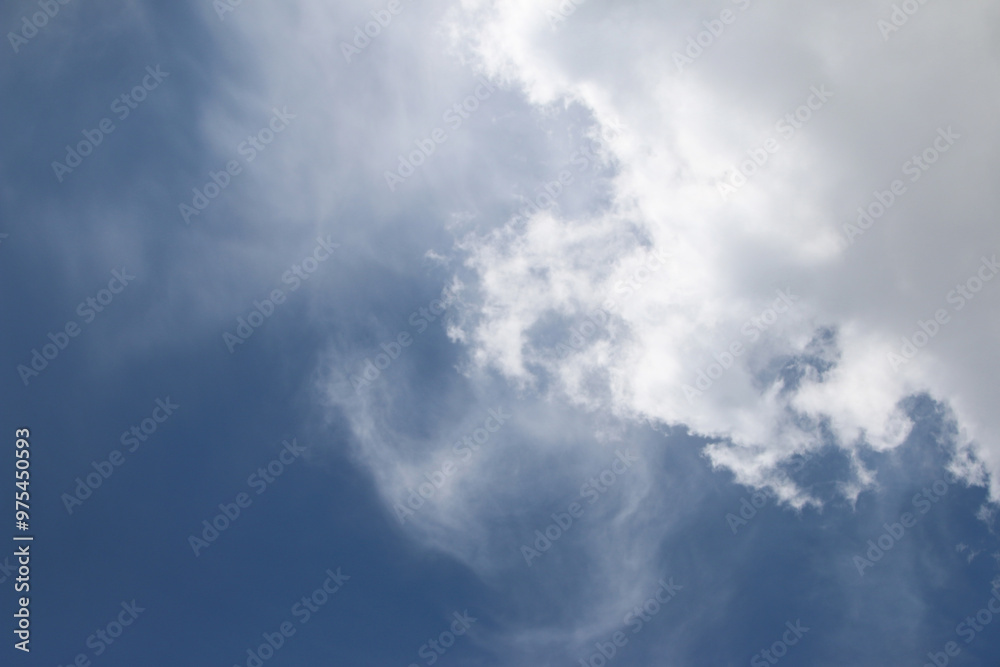Clouds on the blue sky nature with space background wallpaper Clouds on the blue sky nature with space background wallpaper