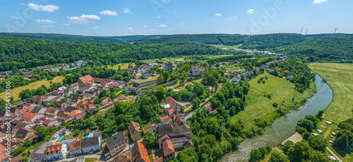 Idyllisches Altmühltal bei Pappenheim südlich von Weißenburg photo