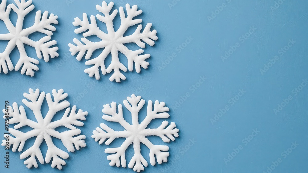 snowflake on a blue background snowflake on a blue background