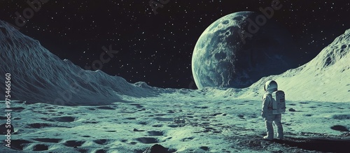 Exploring the possibility of extraterrestrial life on the moon through mixed media