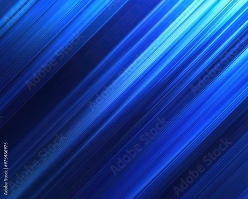 Abstract blue background featuring diagonal lines and stripes in a sleek line art illustration