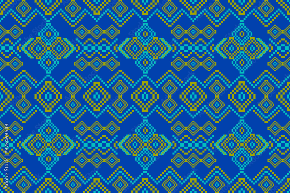 Vector pixel knitted pattern icon sheets illustration, beautifully integrated and harmoniously designed. Vector pixel knitted pattern icon sheets illustration, beautifully integrated and harmoniously designed.