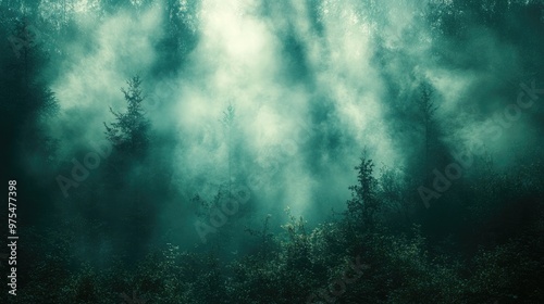 Beautiful Blurred Forest Background with Light Beams Ideal for Creating Dreamy Atmospheres in Photography and Design Projects