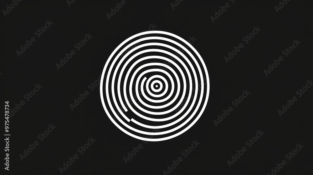 A circular design with lines forming a spiral. This could be used as a logo or icon. It features a black shape on a white background and a white shape on a black background. A circular design with lines forming a spiral. This could be used as a logo or icon. It features a black shape on a white background and a white shape on a black background.