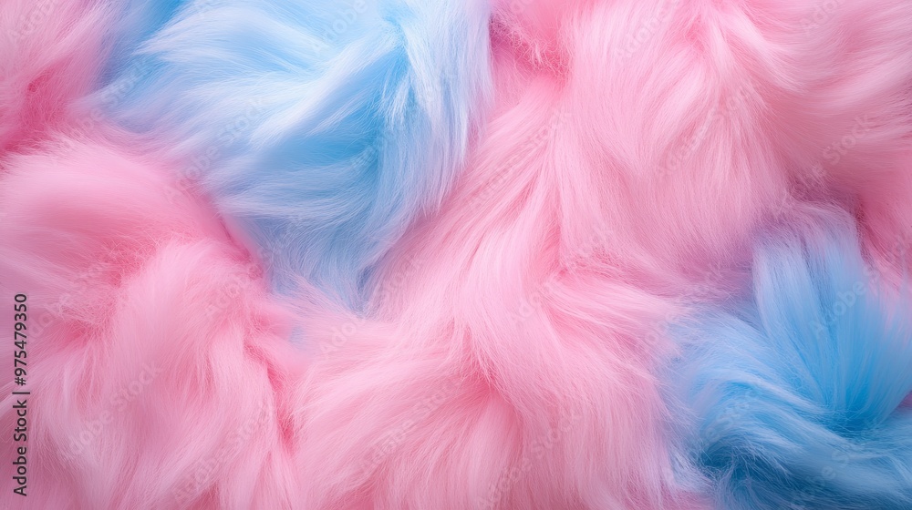 Abstract Pink and Blue Furry Texture, soft, fluffy, texture