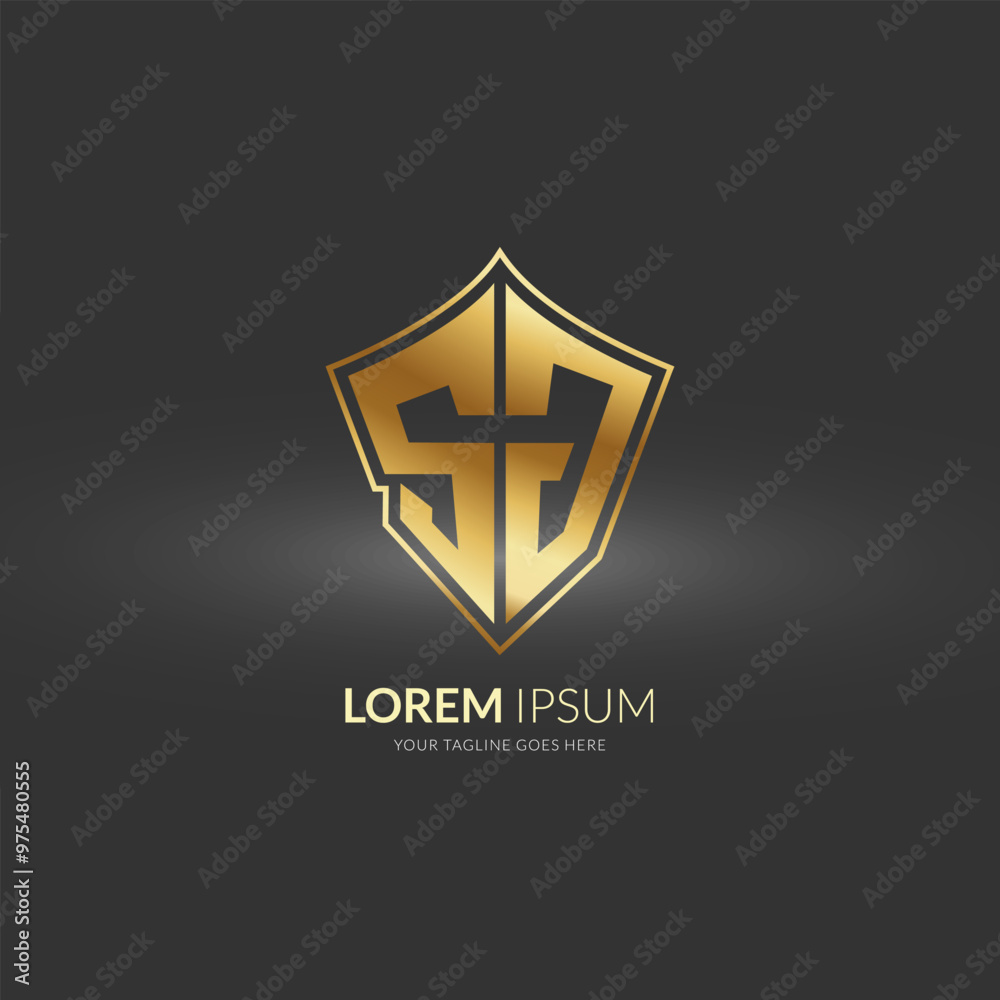 SG gold gradient vector letter logo design SG gold gradient vector letter logo design