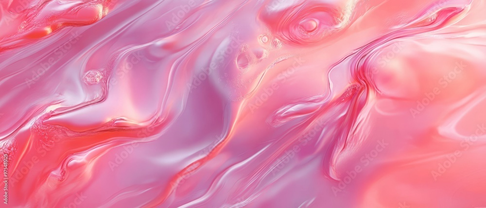 Obraz premium Romantic abstract liquid background