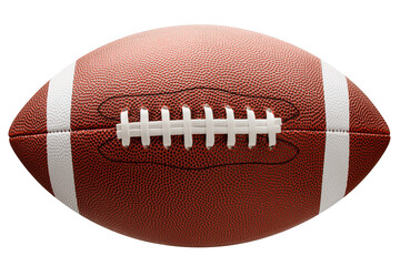 American football ball, Rugby Ball isolated on white background, full depth of field