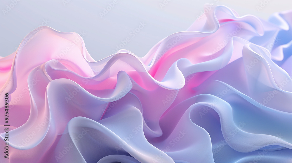Obraz premium relaxing creative smooth 3d abstract background