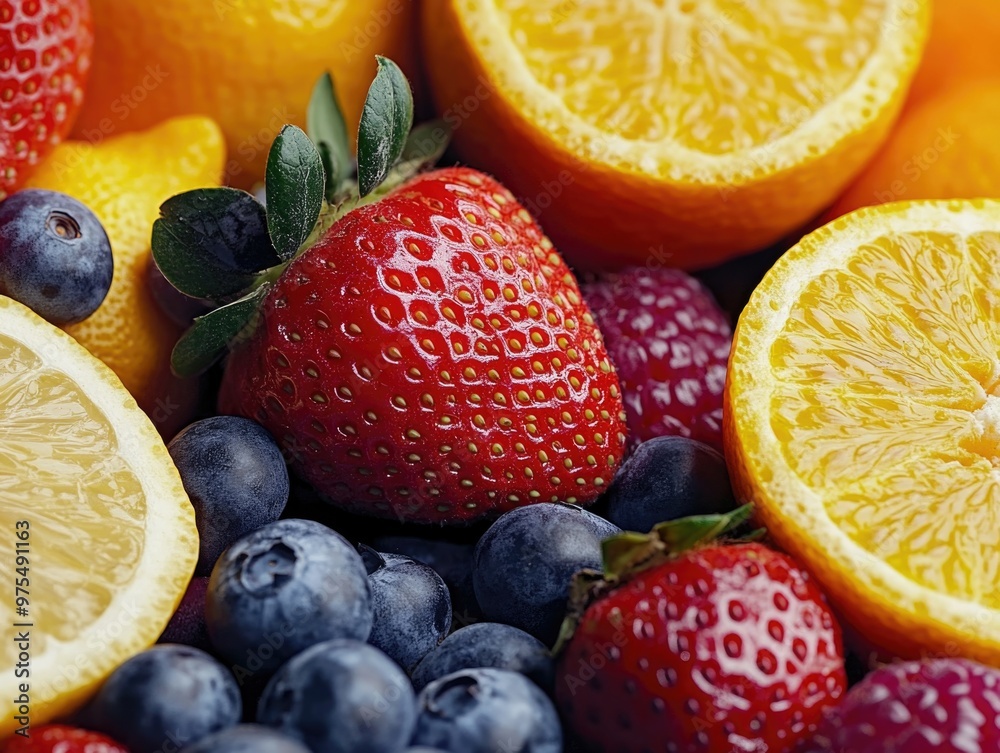 Fruit Variety Close Up Fruit Variety Close Up