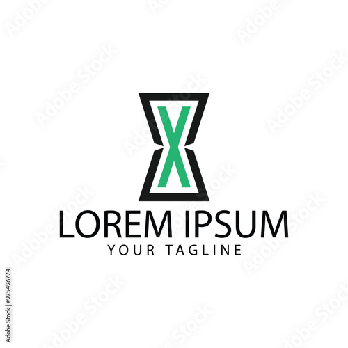 vector design elements for your company logo, hourglass studio monogram logo. modern logo design, business corporate template. hourglass studio icon.