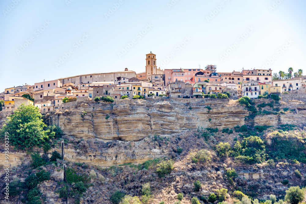 Naklejka premium View at the Santa Severina village in southern Italy