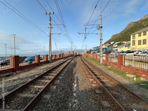 railway line at the sea