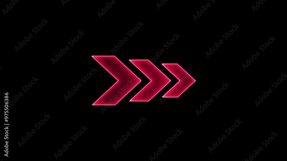 neon direction arrow animation video. neon arrow looping and pointing to the right. neon direction arrow animation video. neon arrow looping and pointing to the right.