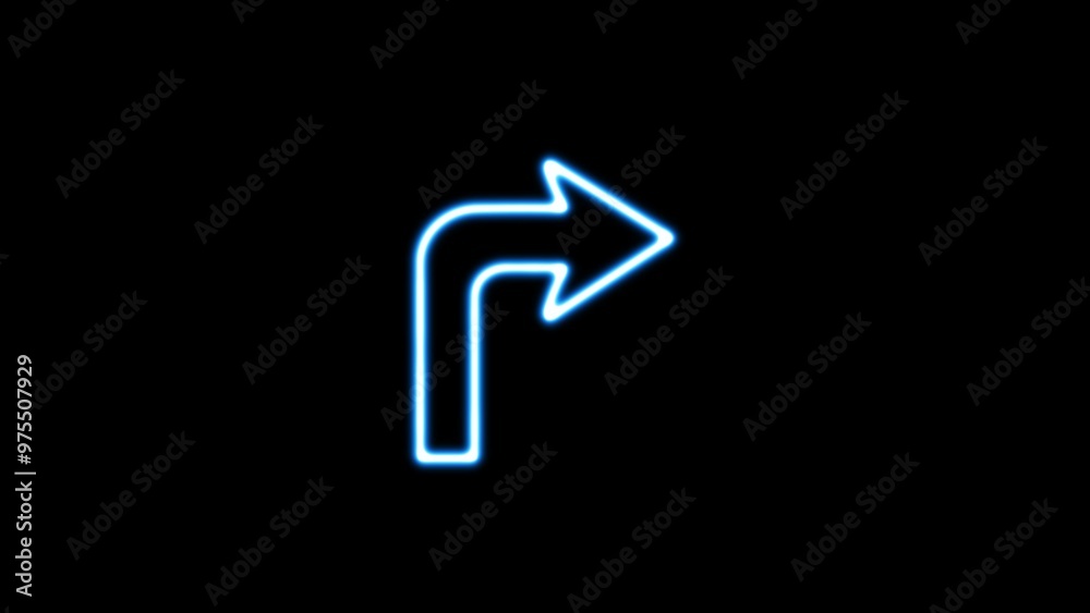 Right green arrow globe neon icon. Up right arrow icon on black background. Up right neon arrow. Right green arrow globe neon icon. Up right arrow icon on black background. Up right neon arrow.