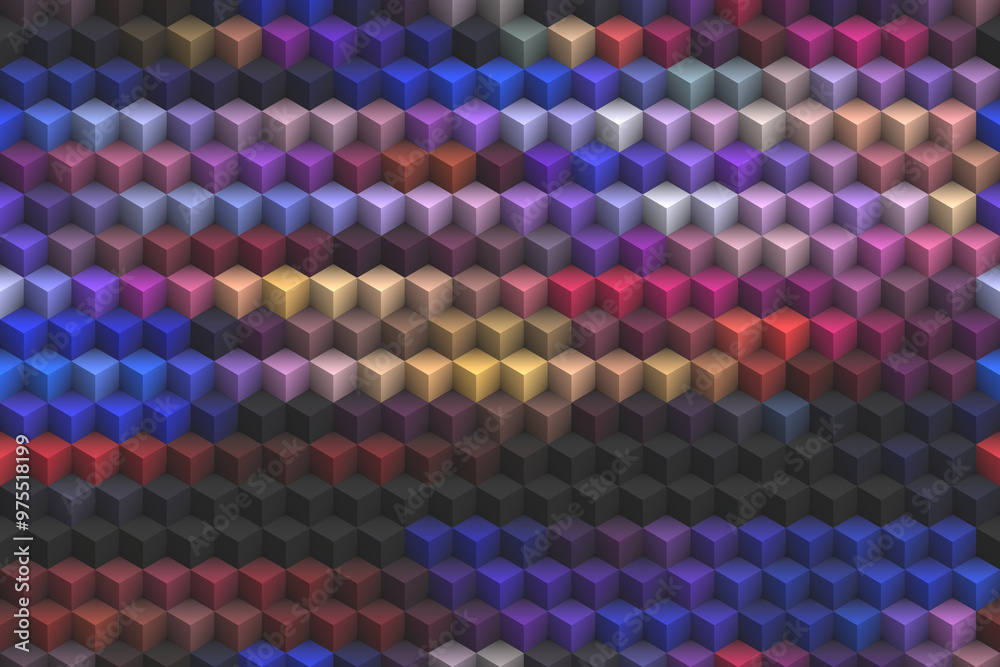 Fototapeta premium Abstract 3D geometric shape background