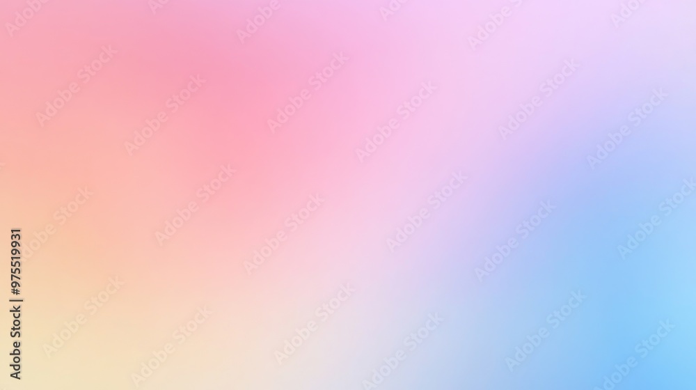 Obraz premium Smooth pastel gradient background featuring calming colors, ideal for creative and design projects needing a subtle touch