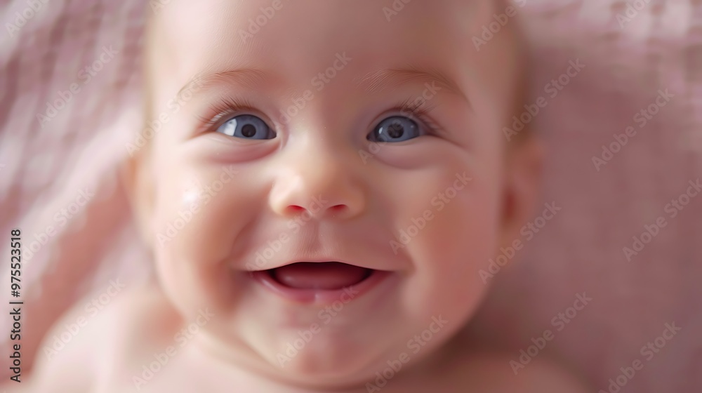 Adorable close up of a baby’s smiling face with soft lighting highlighting the pure joy and innocent charm of early childhood in a heartwarming portrait
Adorable close up of a baby’s smiling face with soft lighting highlighting the pure joy and innocent charm of early childhood in a heartwarming portrait