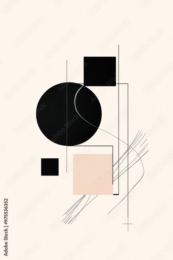 Fototapeta premium Geometrische Formen