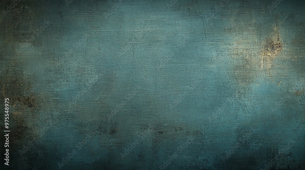 Fototapeta premium Textured Teal Canvas Background, Abstract, Texture, Vintage