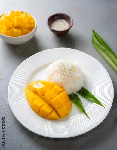 Mango Sticky Rice with Coconut Cream