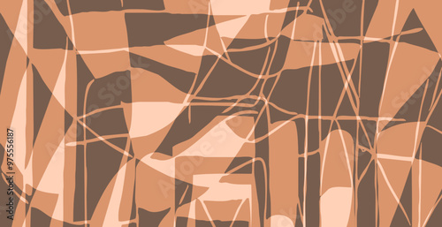 Abstract pattern. Illustration for printing on wall decorations. For use in graphics.
