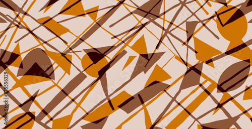 Abstract pattern. Illustration for printing on wall decorations. For use in graphics.