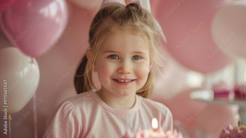 A young girl is smiling A young girl is smiling