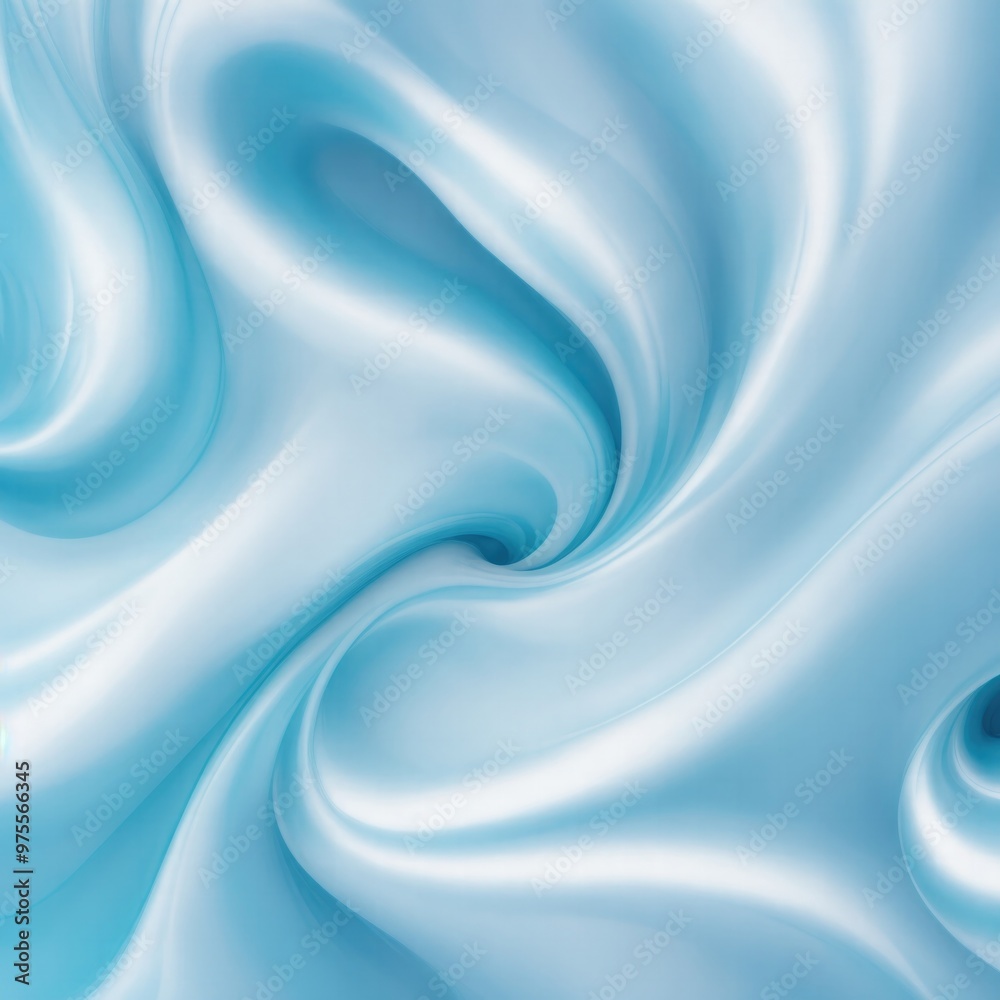 Soft Pastel Blue Shiny Satin Silk Swirl Texture Background Soft Pastel Blue Shiny Satin Silk Swirl Texture Background