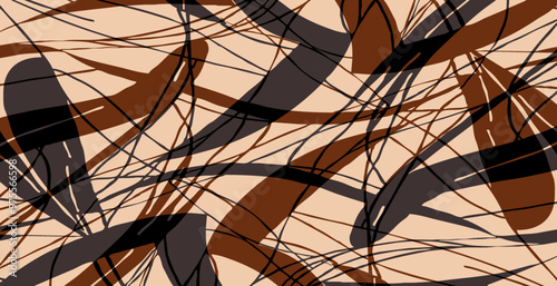 Abstract pattern. Illustration for printing on wall decorations. For use in graphics.