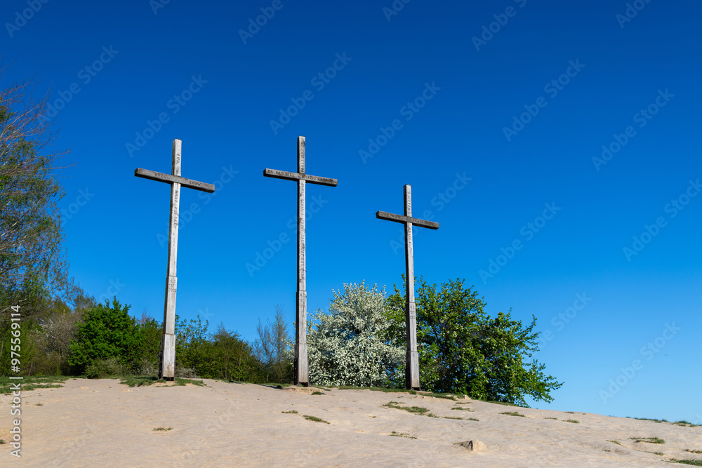 Hill of Three Crosses in Kazimierz Dolny, Lesser Poland, Małopolska (Góra Trzech Krzyży w Kazimierzu Dolnym)