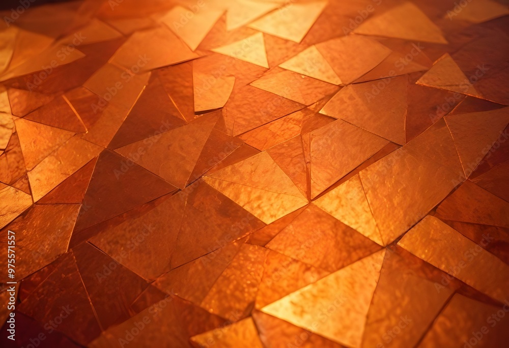 A macro shot of a squared pattern copper texture, revealing the metallic sheen and rich, warm tones of copper, with visible scratches and dimples that add character., close-up shot, short distance, pa A macro shot of a squared pattern copper texture, revealing the metallic sheen and rich, warm tones of copper, with visible scratches and dimples that add character., close-up shot, short distance, pa