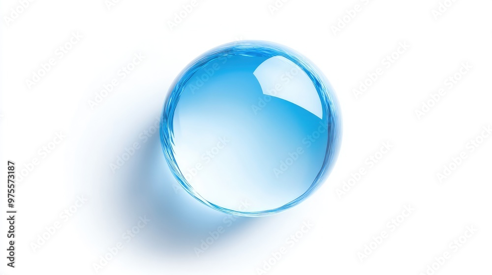 An abstract blue dot with soft, glowing edges, symbolizing the bright democratic future of the human race, floating on a white background An abstract blue dot with soft, glowing edges, symbolizing the bright democratic future of the human race, floating on a white background