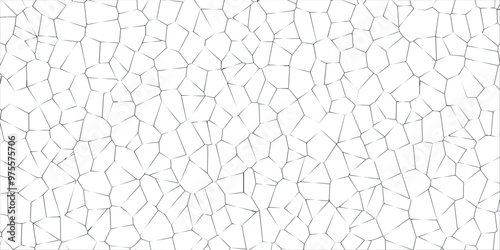 Abstract broken quartz geometric retro tiles broken glass isolated crystalize terrazzo vintage vector background.
