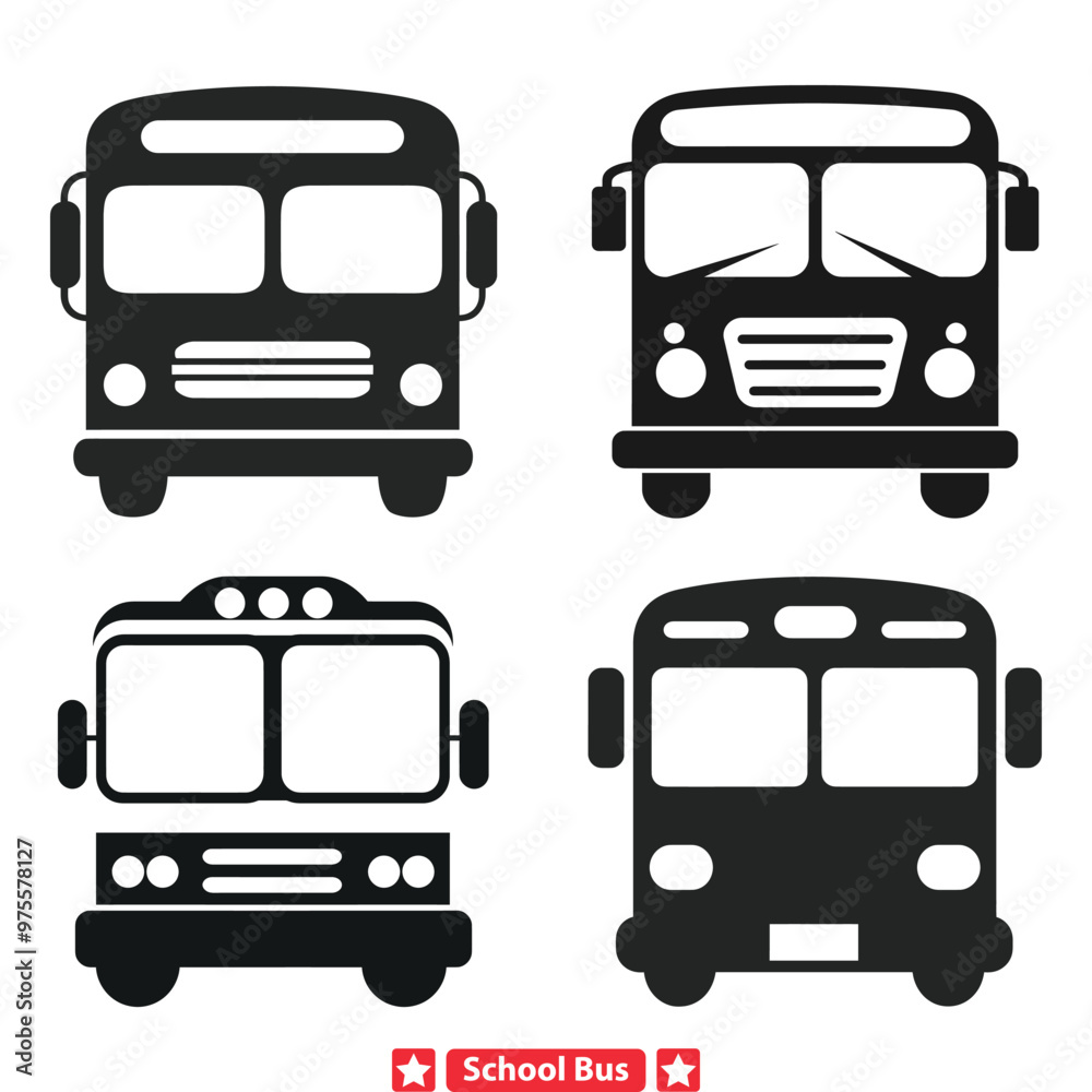 Illustrate the Essence of School Days with Dynamic School Bus Vector Silhouette Illustrate the Essence of School Days with Dynamic School Bus Vector Silhouette