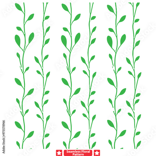 Romantic Floral Silhouette Backgrounds  Tender Patterns for Love Themed Projects