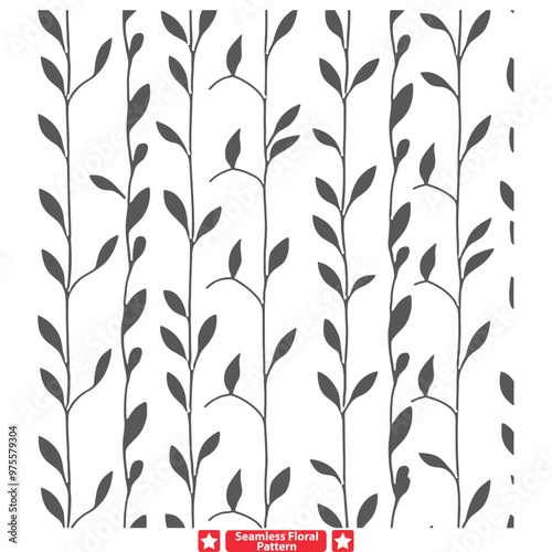 Playful Flower Silhouette Patterns  Cheerful Designs to Brighten Up Your Projects