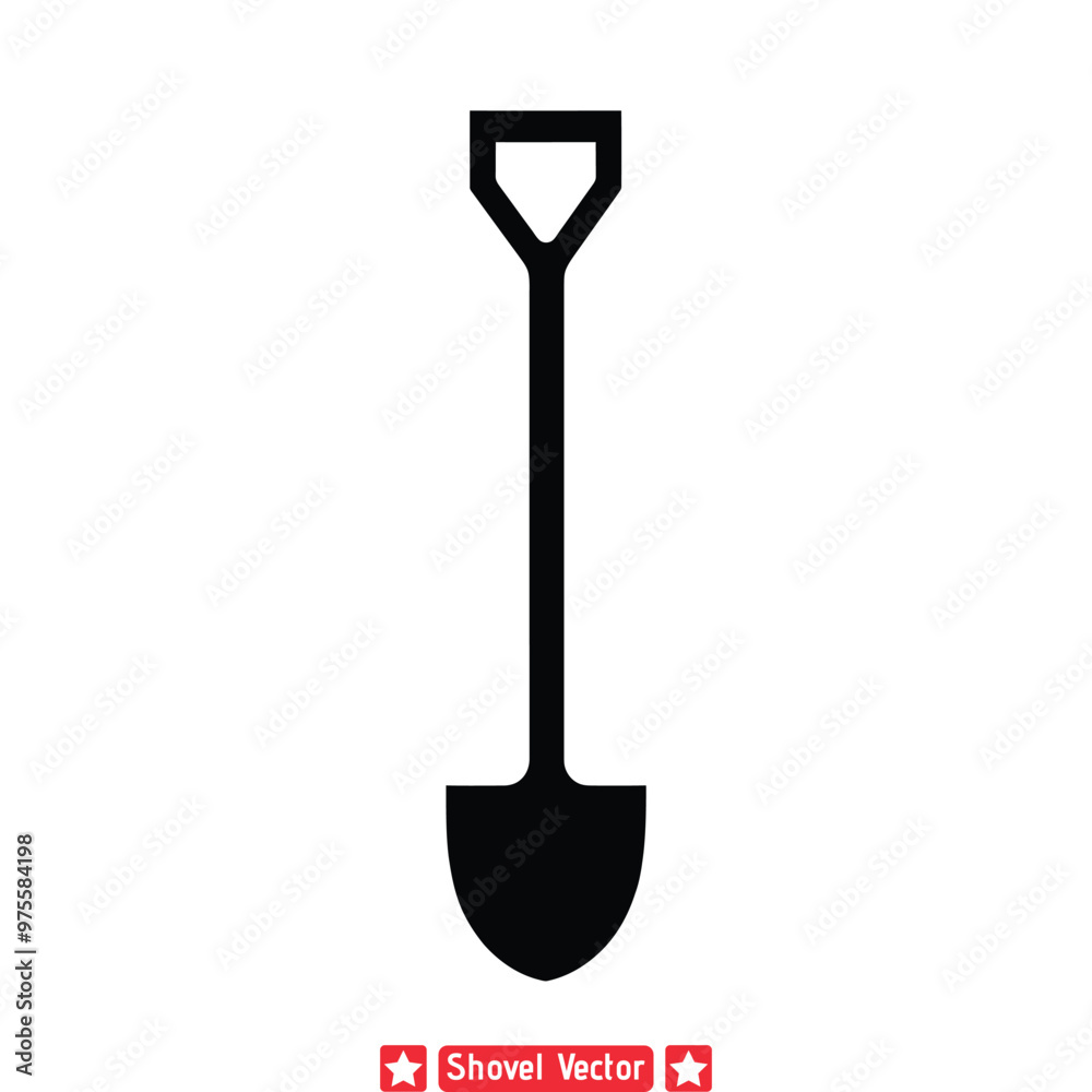 Digging Deep for Inspiration Shovel Vector Silhouette Design for Creative Projects Digging Deep for Inspiration Shovel Vector Silhouette Design for Creative Projects