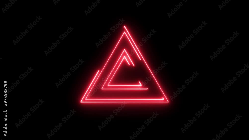 tringle neon frame tringle neon frame