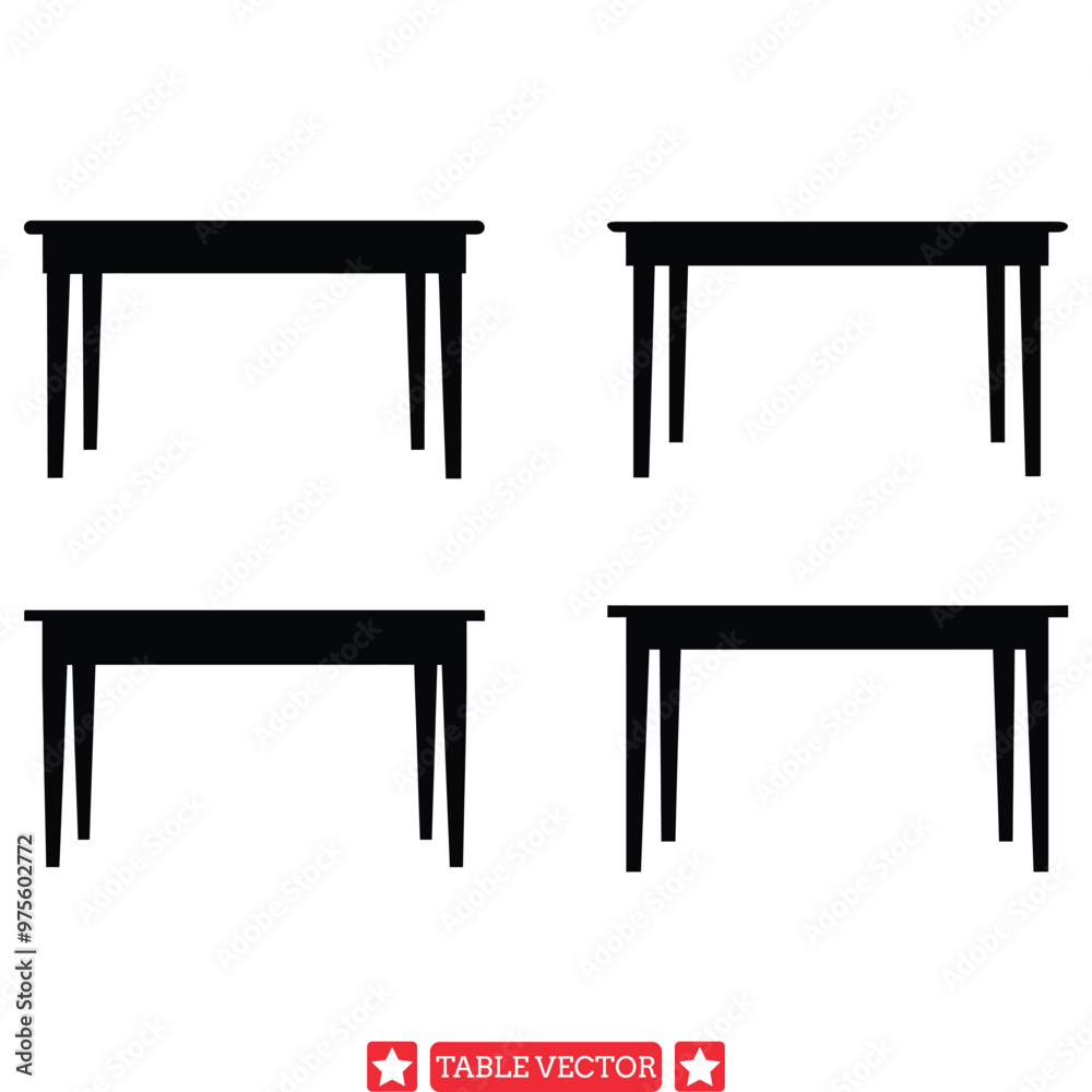 Professional Table Silhouette Set Add Depth and Detail to Your Creations Professional Table Silhouette Set Add Depth and Detail to Your Creations